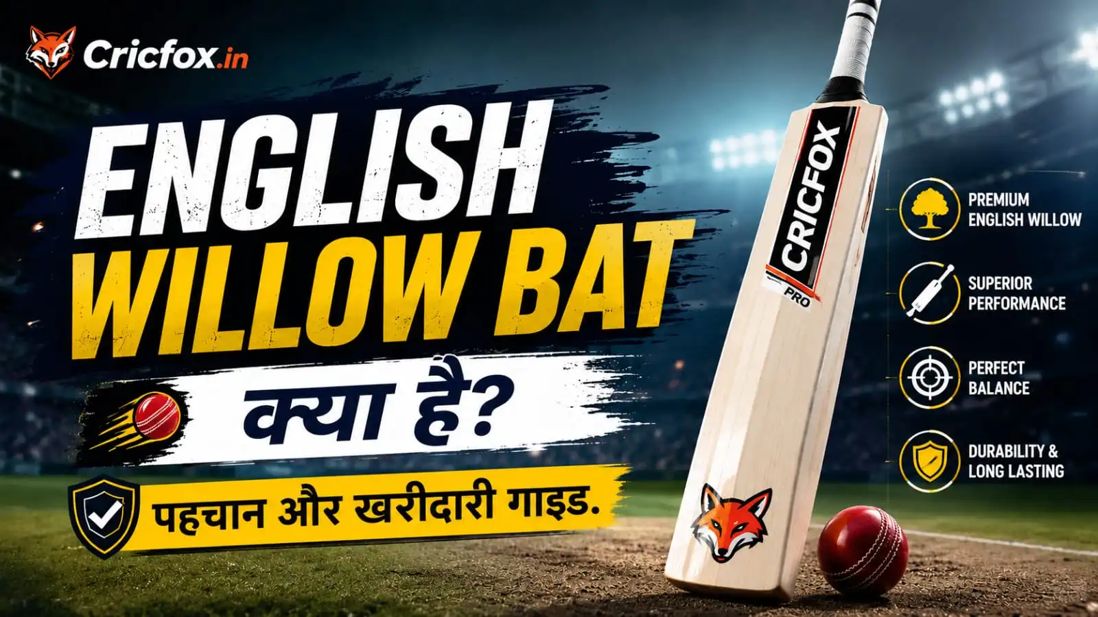 English Willow Bat क्या है? पहचान और खरीदारी गाइड