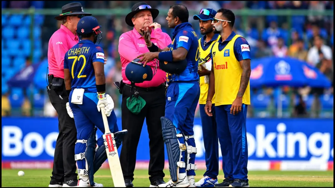 क्रिकेट में टाइम आउट नियम (Time Out Rule) - वर्ल्ड कप 2023 में एंजेलो मैथ्यूज टाइम आउट विवाद